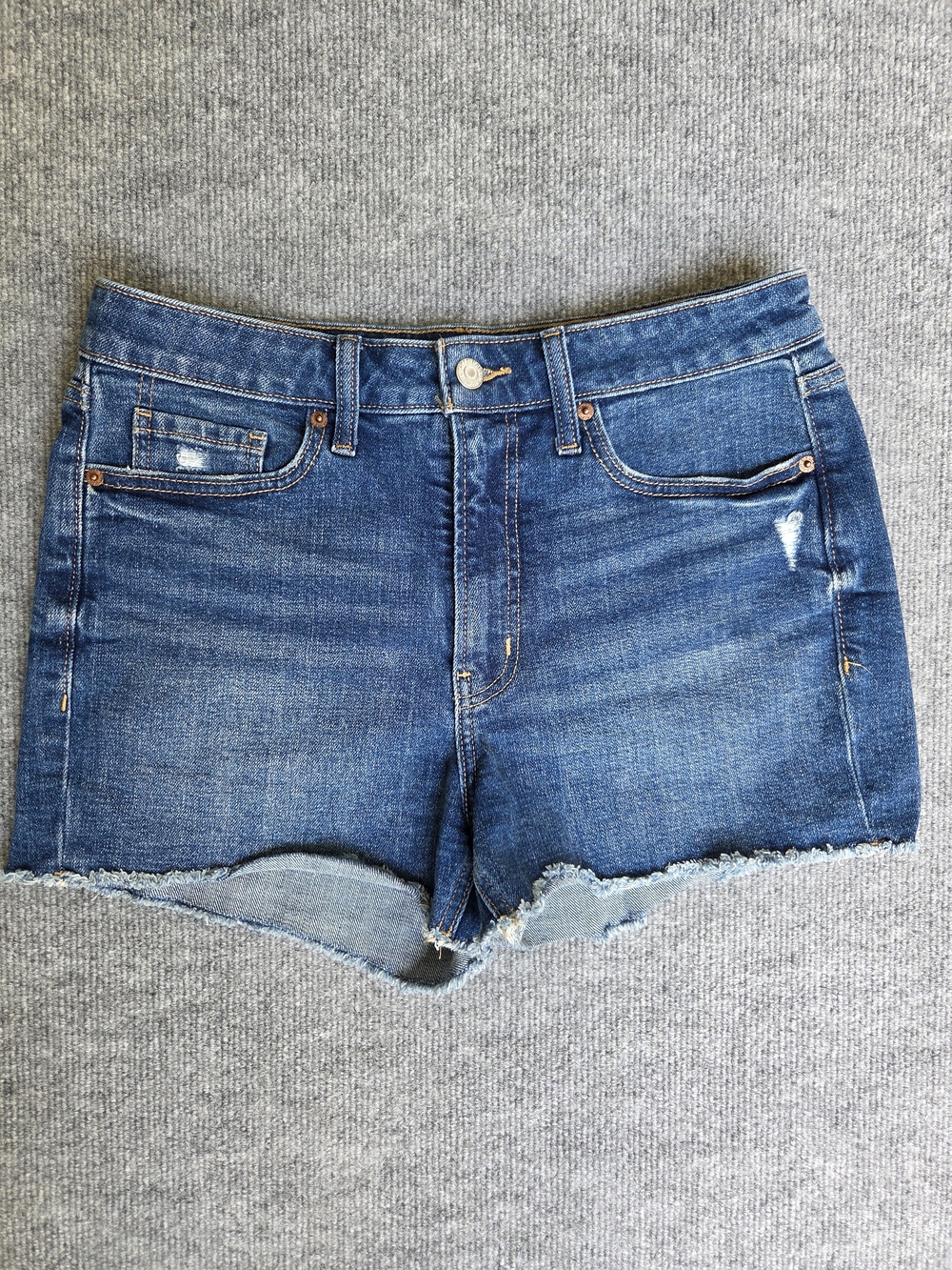 Old Navy High Rise OG Straight Jean Shorts Size-8